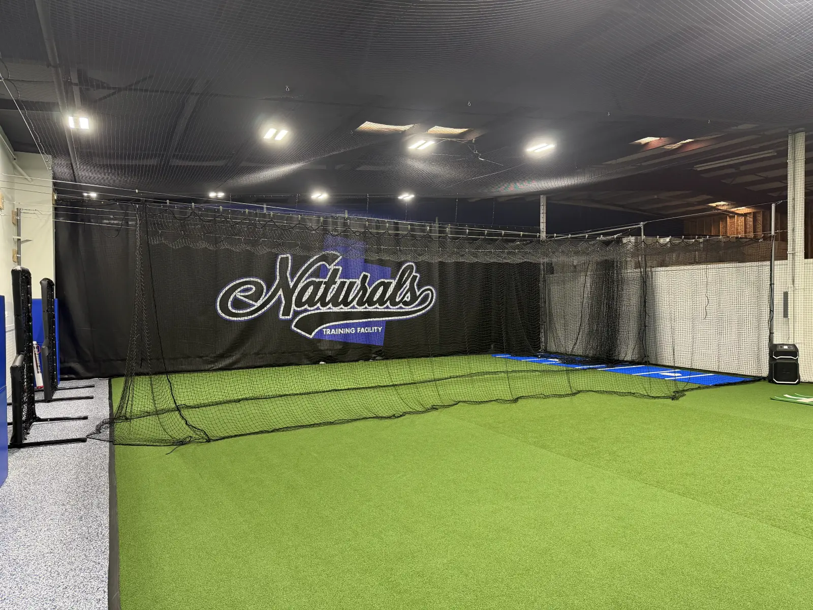 Strike zone target from home plate