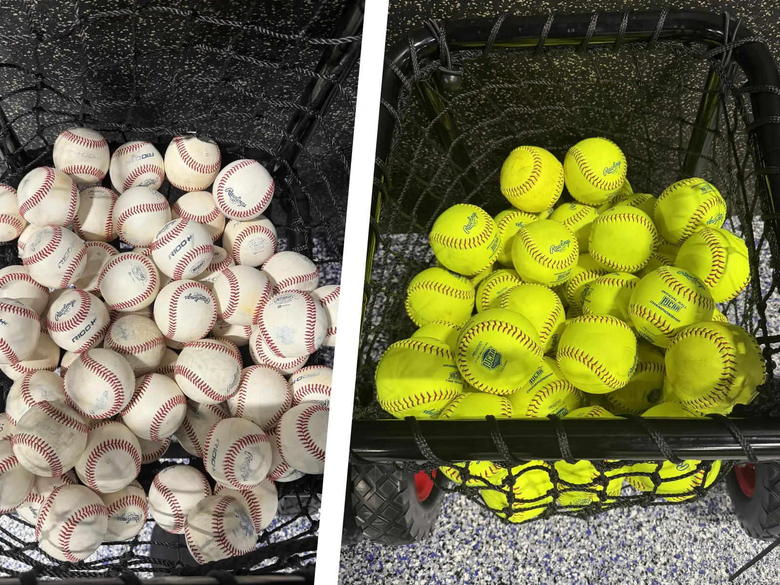 Rawlings softballs and baseballs